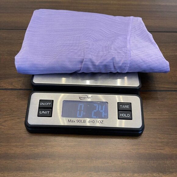 Athleta Shirt Womens Small Purple Micro Striped Racerback Tank Top Activewear - Picture 10 of 11